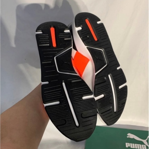 Puma Muse X2 Gloss Shoes New With Box White Black Milky Blue Womans 6.5 , 9.5 - Picture 11 of 11